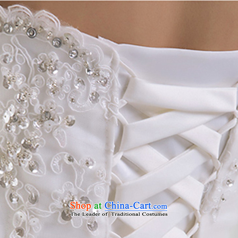 7 color tone won seven new long version 2015 tail anointed chest lace wedding bride wedding dresses pregnant women can be customized H002 White 1.2 m tail M 7 7 Color Tone , , , shopping on the Internet