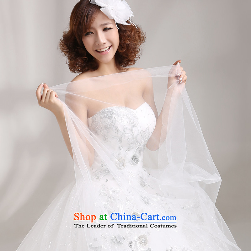 7 Color 7 tone Korean New Sweet Princess 2015 anointed chest wedding marriages Lok finalities wedding dresses H008 white L, 7 color 7 Tone , , , shopping on the Internet