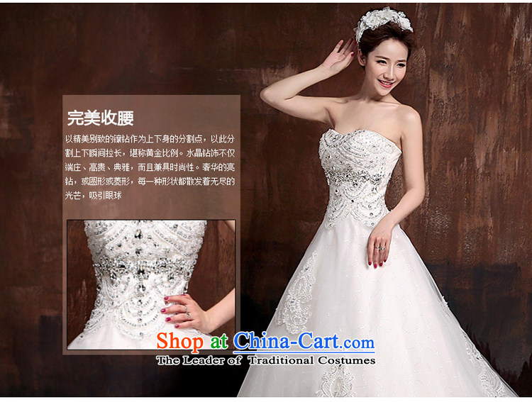7 Color 7 tone Korean new bride 2015 Deluxe Big tail wedding Foutune of video thin wiping the chest wedding dresses H009 tailored white picture, prices, brand platters! The elections are supplied in the national character of distribution, so action, buy now enjoy more preferential! As soon as possible.