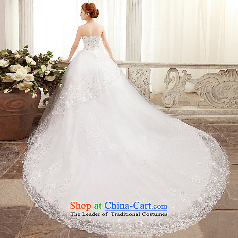 7 Color 7 tone won 2015 new major version number and chest long thin graphics tail lights strap drill and sexy wedding dress H010 white streak XL, 7 color 7 Tone , , , shopping on the Internet