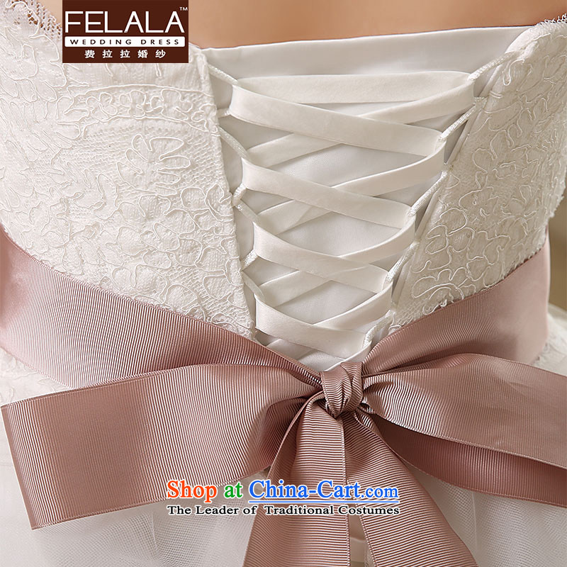 Ferrara ♀ 2015 new wedding dresses alignment with Chest Korean style wedding Foutune of video thin wedding summer S(1 feet) of Ferrara wedding (FELALA) , , , shopping on the Internet