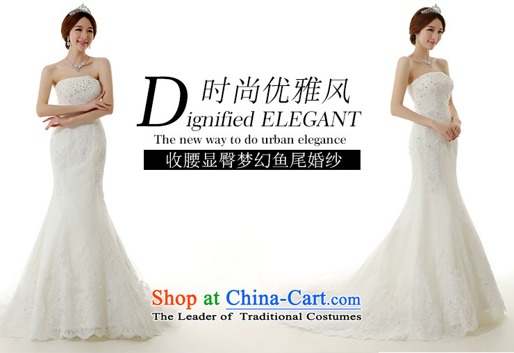 Clean the new bride Castores Magi 2014 crowsfoot large tail white wedding dress luxury lace anointed chest pocket inbox and Korean style crowsfoot tail Sau San Wedding Dress White XL Photo, prices, brand platters! The elections are supplied in the national character of distribution, so action, buy now enjoy more preferential! As soon as possible.