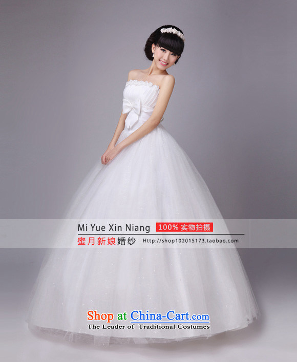 Honeymoon bride wedding PEARL FLOWER bride wedding wedding dresses new 2015 princess sweet wedding White M pictures, prices, brand platters! The elections are supplied in the national character of distribution, so action, buy now enjoy more preferential! As soon as possible.