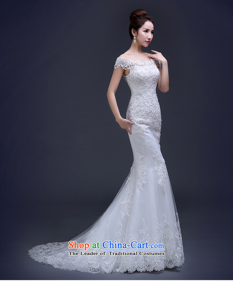7 Color 7 tone Korean New 2015 Sau San Korean shoulders a simple word shoulder crowsfoot tail wedding dresses H015 White M picture, prices, brand platters! The elections are supplied in the national character of distribution, so action, buy now enjoy more preferential! As soon as possible.