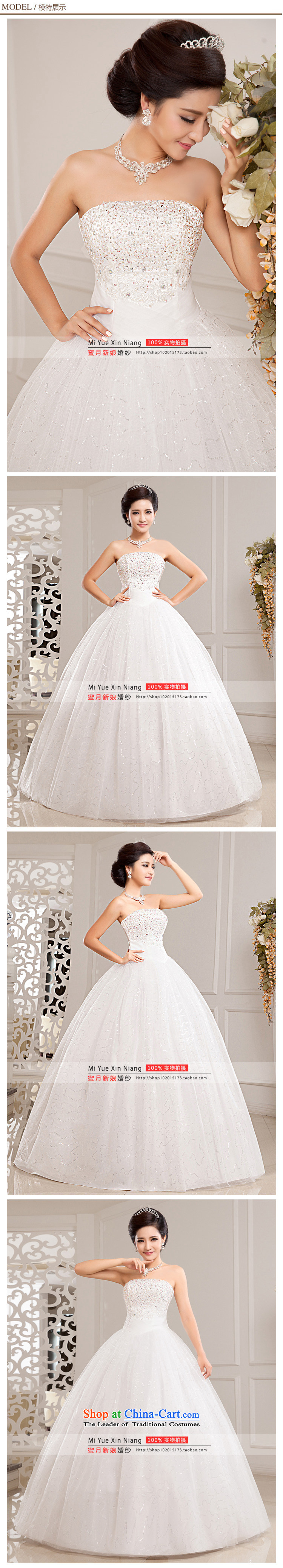 Honeymoon bride wedding dresses 2015 new Korean diamond on chip and chest wedding to align with the princess wedding white picture, prices, XS brand platters! The elections are supplied in the national character of distribution, so action, buy now enjoy more preferential! As soon as possible.