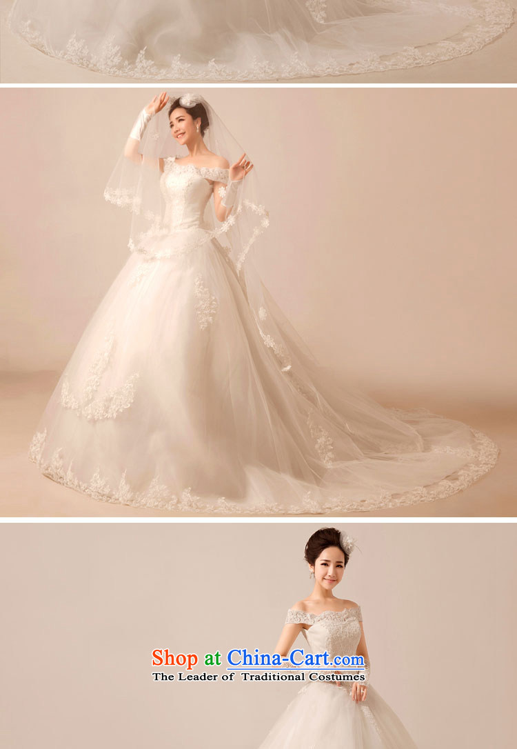 7 Color 7 tone Korean wedding dresses new Word 2014 luxury shoulder lace tail align to the princess straps wedding H016 tail) L picture, prices, brand platters! The elections are supplied in the national character of distribution, so action, buy now enjoy more preferential! As soon as possible.