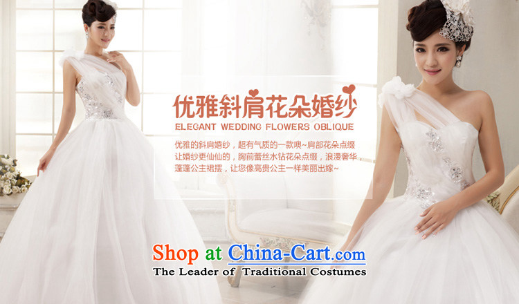 Honeymoon bride wedding dresses 2015 Korean sweet princess shoulder flowers wedding to align the strap white wedding pictures, prices, S brand platters! The elections are supplied in the national character of distribution, so action, buy now enjoy more preferential! As soon as possible.