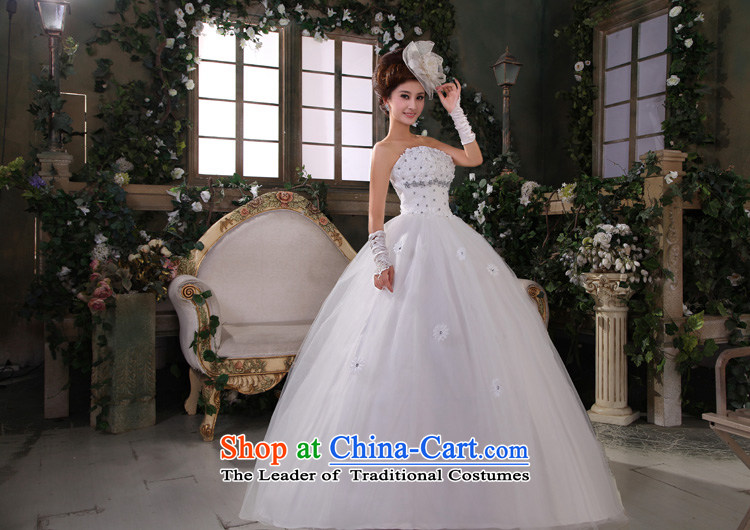 Honeymoon bride 2015 Summer new water drilling flowers bride wedding Korean Won-New Sweet Princess White XXL pictures wedding, prices, brand platters! The elections are supplied in the national character of distribution, so action, buy now enjoy more preferential! As soon as possible.