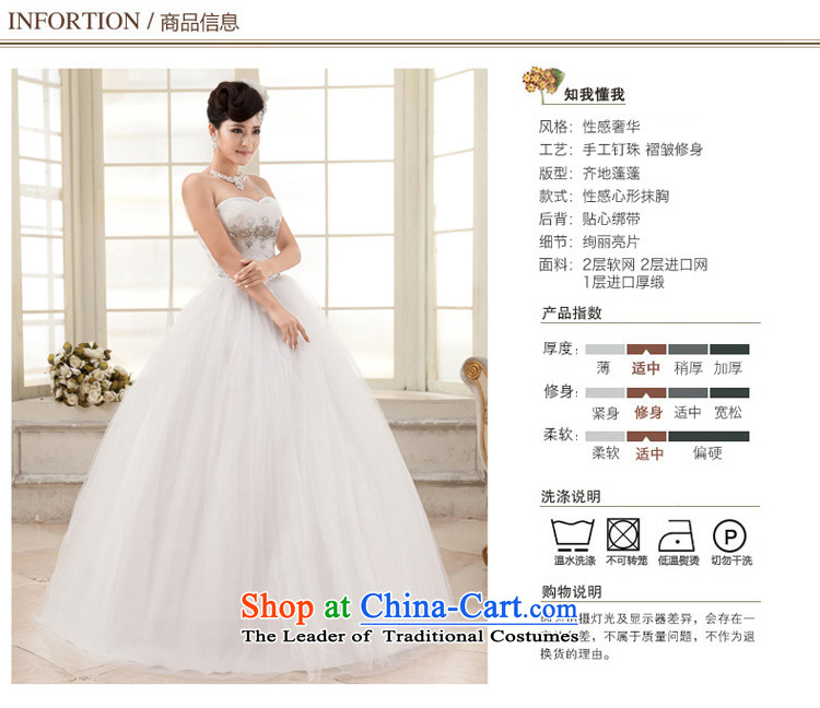 Honeymoon bride wedding dresses 2015 new diamond wiping the chest wedding Korean version thin straps princess wedding white picture, prices, S brand platters! The elections are supplied in the national character of distribution, so action, buy now enjoy more preferential! As soon as possible.