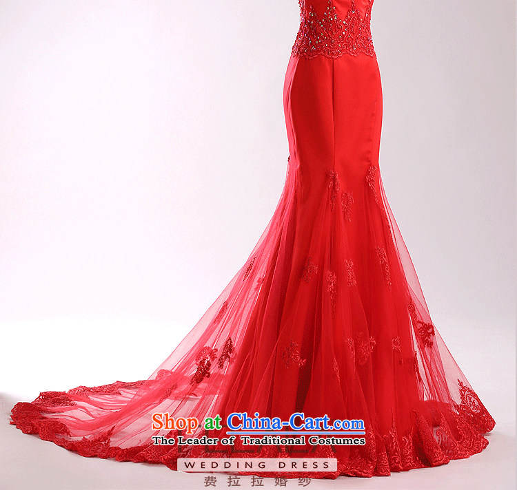 Ferrara red anointed chest wedding dresses 2013 new luxury lace crowsfoot small trailing evening dress autumn and winter S(1 red tape 9) Picture, prices, brand platters! The elections are supplied in the national character of distribution, so action, buy now enjoy more preferential! As soon as possible.