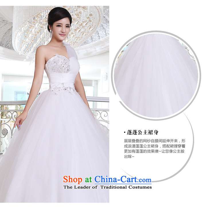 Honeymoon bride wedding dresses 2015 new Korean Princess shoulder ribbons wedding to align the strap bon bon wedding white picture, prices, XS brand platters! The elections are supplied in the national character of distribution, so action, buy now enjoy more preferential! As soon as possible.