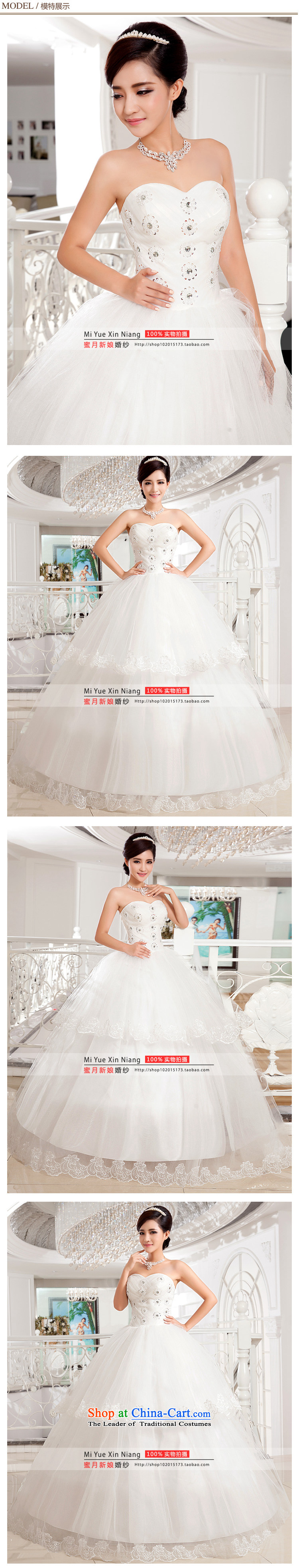 Honeymoon bride wedding dresses 2015 new Korean modern heart-shaped wiping the chest to align the wedding canopy Princess Chulabhorn wedding white picture, prices, S brand platters! The elections are supplied in the national character of distribution, so action, buy now enjoy more preferential! As soon as possible.