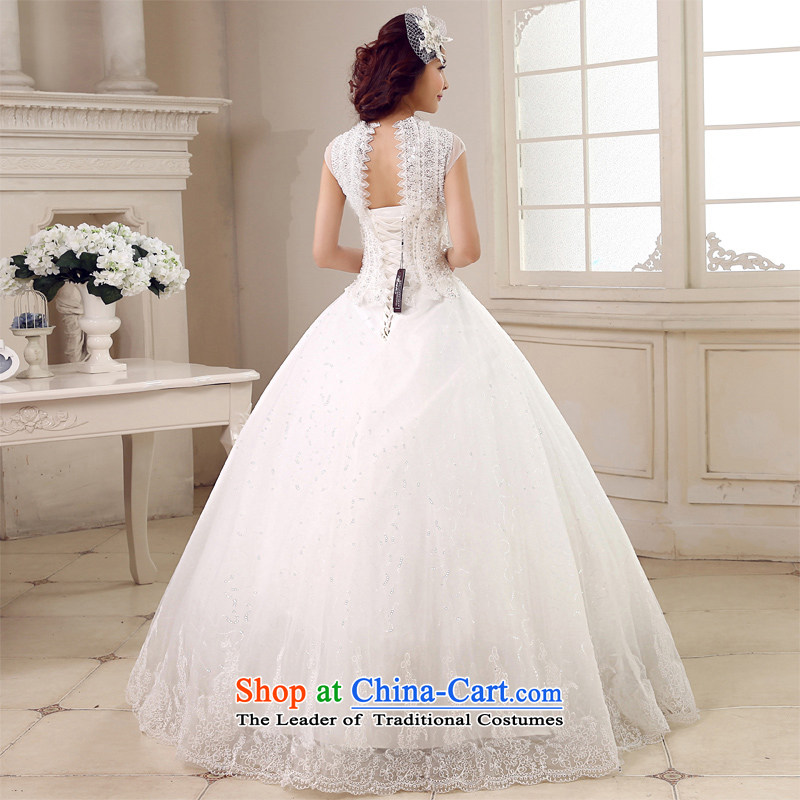 Honeymoon bride 2015 new products wedding dresses Korean princess also wedding Align hook to bind with diamond wedding White XL, bride honeymoon shopping on the Internet has been pressed.