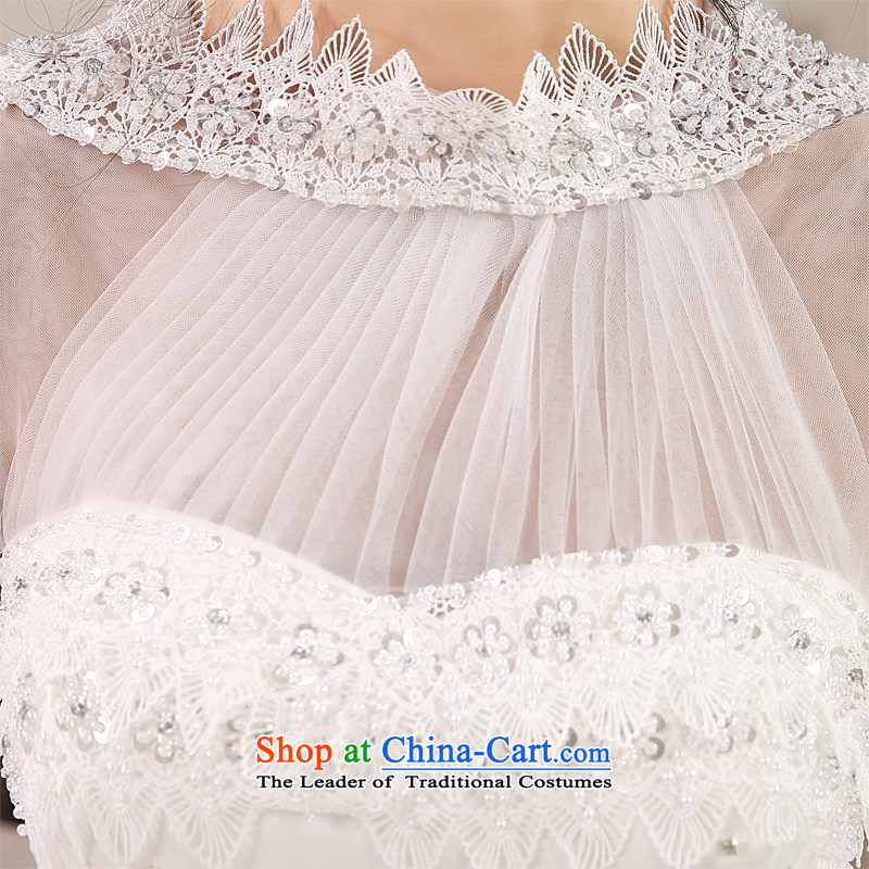 Honeymoon bride 2015 new products wedding dresses Korean princess also wedding Align hook to bind with diamond wedding White XL, bride honeymoon shopping on the Internet has been pressed.