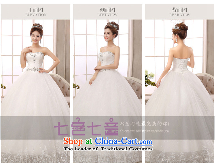 7 Color 7 tone Korean New anointed chest 2015 straps to align on large elegant drill video thin bon bon skirt wedding dresses H025 White M picture, prices, brand platters! The elections are supplied in the national character of distribution, so action, buy now enjoy more preferential! As soon as possible.