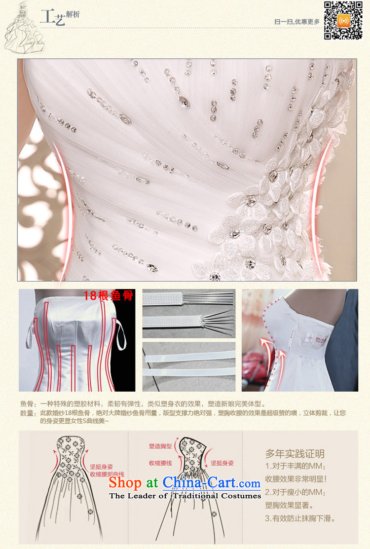 Honeymoon bride 2015 new products wedding dresses Princess Mary Magdalene chest wedding to align bon bon straps wedding pictures, price XL white, brand platters! The elections are supplied in the national character of distribution, so action, buy now enjoy more preferential! As soon as possible.