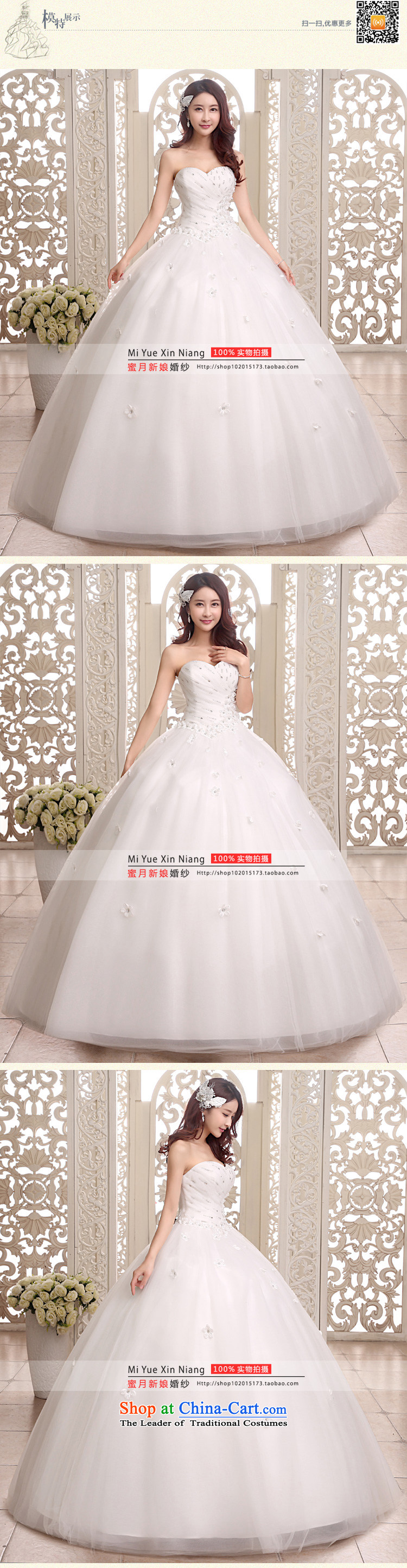 Honeymoon bride 2015 new products wedding dresses Princess Mary Magdalene chest wedding to align bon bon straps wedding pictures, price XL white, brand platters! The elections are supplied in the national character of distribution, so action, buy now enjoy more preferential! As soon as possible.