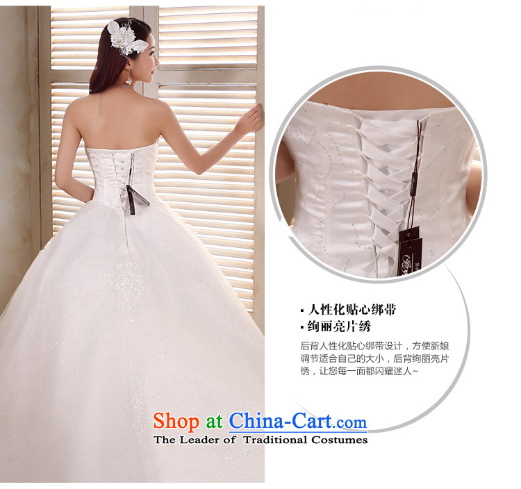 Honeymoon bride tail Wedding 2015 new Korean video thin wiping the Chest Sau San Princess wedding band tail of white L picture, prices, brand platters! The elections are supplied in the national character of distribution, so action, buy now enjoy more preferential! As soon as possible.