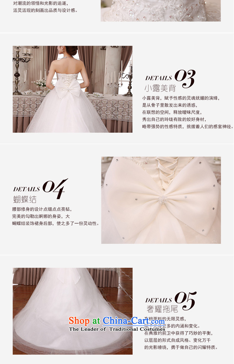Embroidered bride wedding dresses is large tail 2015 new Korean anointed chest butterfly yarn tail of marriage XXXL Suzhou shipment picture, prices, brand platters! The elections are supplied in the national character of distribution, so action, buy now enjoy more preferential! As soon as possible.