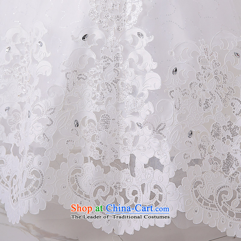 7 Color 7 tone won the 2014 summer edition new bride white to align the Sau San Diamond Ms. Mary Magdalene chest wedding dresses H029 White M 7 7 Color Tone , , , shopping on the Internet