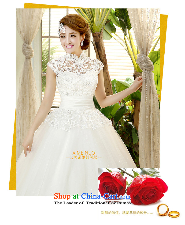 The HIV 2015 Spring/Summer Wedding dress a field shoulder flowers lace retro collar straps Korean to align the princess Sau San yarn H-45 white L picture, prices, brand platters! The elections are supplied in the national character of distribution, so action, buy now enjoy more preferential! As soon as possible.