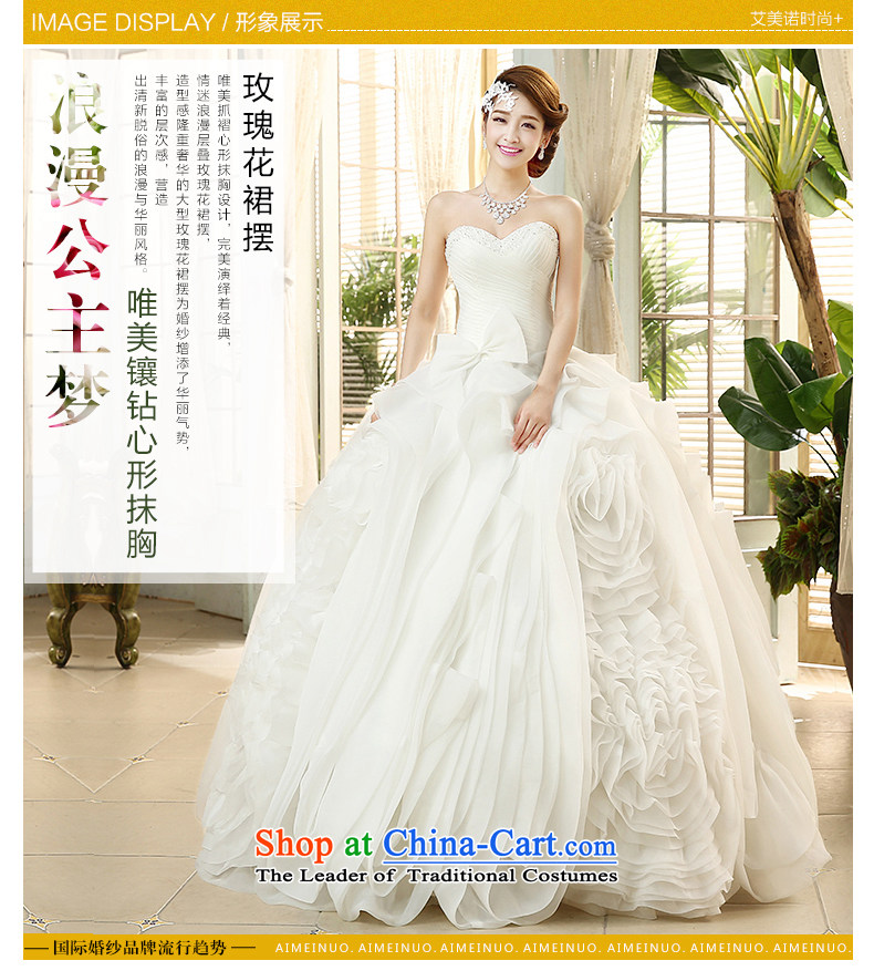 The HIV 2015 Spring/Summer wedding dresses and chest of nostalgia for the integrated Sau San with Korean sweet princess bon bon skirt H-44 White XL Photo, prices, brand platters! The elections are supplied in the national character of distribution, so action, buy now enjoy more preferential! As soon as possible.
