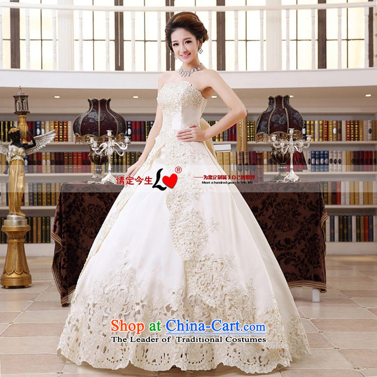 Love of the overcharged Korean style wedding video thin 2015 new bride to align the breast tissue tail twill satin straps Foutune of Princess Skirt holding m-white streak straps, S 1 ft 9 waist picture, prices, brand platters! The elections are supplied in the national character of distribution, so action, buy now enjoy more preferential! As soon as possible.