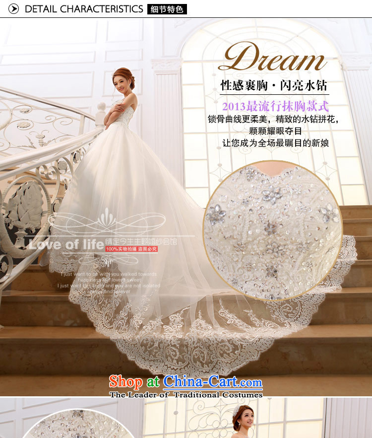 Love of the overcharged by 2015 new wedding dresses to align the Korean Princess Mary Magdalene Chest straps diamond bride in White XXL picture smearing, prices, brand platters! The elections are supplied in the national character of distribution, so action, buy now enjoy more preferential! As soon as possible.