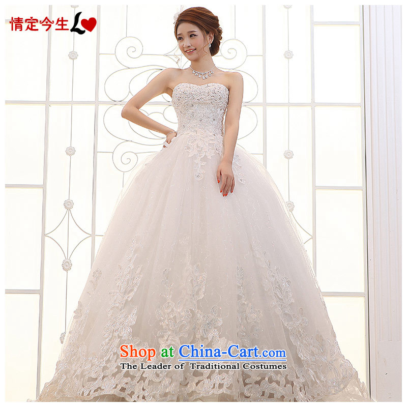 Love of the life of the new 2015 diamond sweet straps and chest Korean Princess twine bow knot tail wedding female m White?S