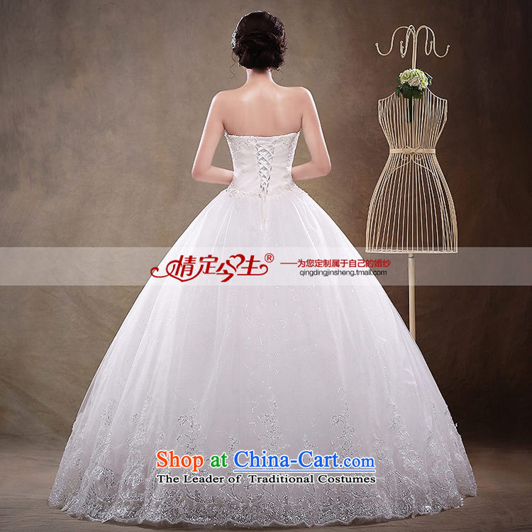 Love of the overcharged wedding dresses 2015 new alignment with Chest Korean elegant wedding dresses and stylish lace of European root yarn bon bon skirt White M picture, prices, brand platters! The elections are supplied in the national character of distribution, so action, buy now enjoy more preferential! As soon as possible.