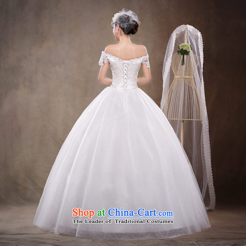 Love of the overcharged Wedding 2015 new Korean word stylish Sweet shoulder to align the Princess Bride video skirt lace thin Foutune of Princess skirt white XXXL,-love of the overcharged shopping on the Internet has been pressed.