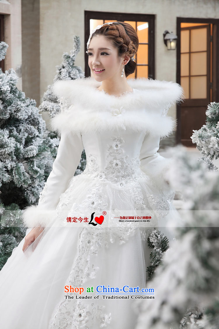 Love of the overcharged Korean winter wedding dresses the Word 2015 new winter shoulder long-sleeved gross for thick winter, Wedding Dress female white XL Photo, prices, brand platters! The elections are supplied in the national character of distribution, so action, buy now enjoy more preferential! As soon as possible.