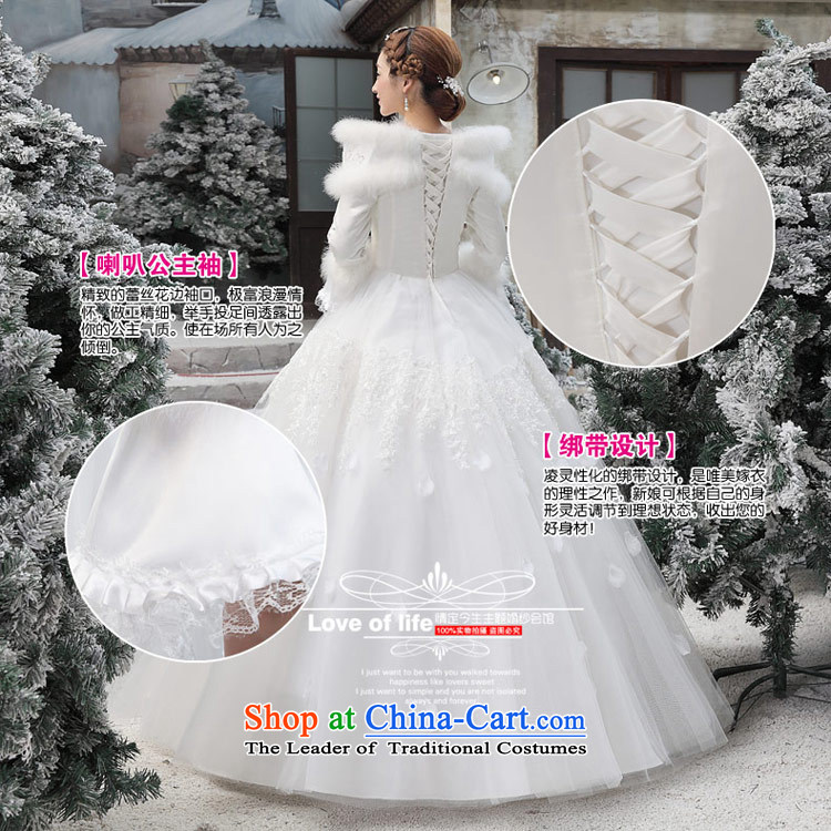 Love of the overcharged winter wedding dresses winter 2015 new Korean winter gross for thick winter of long-sleeved) Cotton White XS picture, prices, brand platters! The elections are supplied in the national character of distribution, so action, buy now enjoy more preferential! As soon as possible.