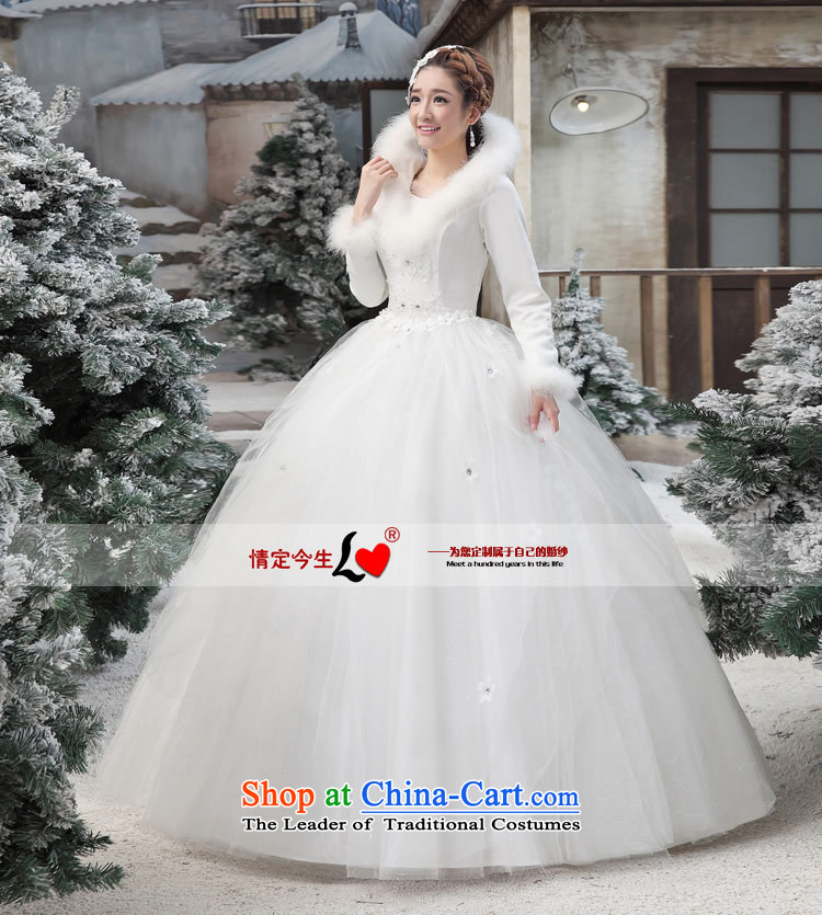 Love of the overcharged winter wedding dresses winter 2015 new Korean winter gross for thick winter of long-sleeved) COTTON 04 White M 2 feet pictures, waist price, brand platters! The elections are supplied in the national character of distribution, so action, buy now enjoy more preferential! As soon as possible.