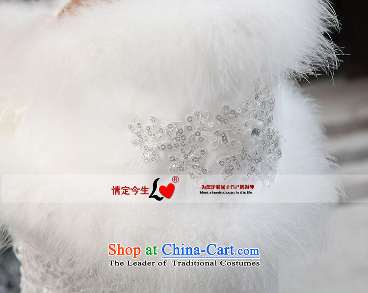 Love of the overcharged Korean wedding dresses new Word 2015 shoulder white autumn and winter thick marriages Foutune of large white marriage solemnisation S picture, prices, brand platters! The elections are supplied in the national character of distribution, so action, buy now enjoy more preferential! As soon as possible.