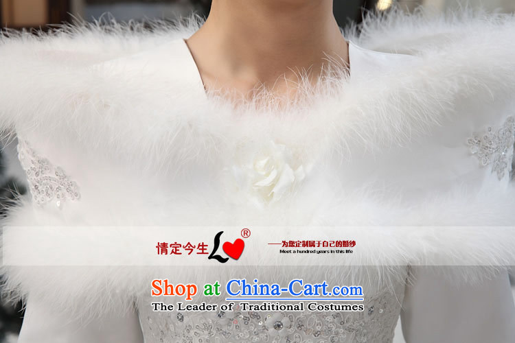 Love of the overcharged Korean wedding dresses new Word 2015 shoulder white autumn and winter thick marriages Foutune of large white marriage solemnisation S picture, prices, brand platters! The elections are supplied in the national character of distribution, so action, buy now enjoy more preferential! As soon as possible.