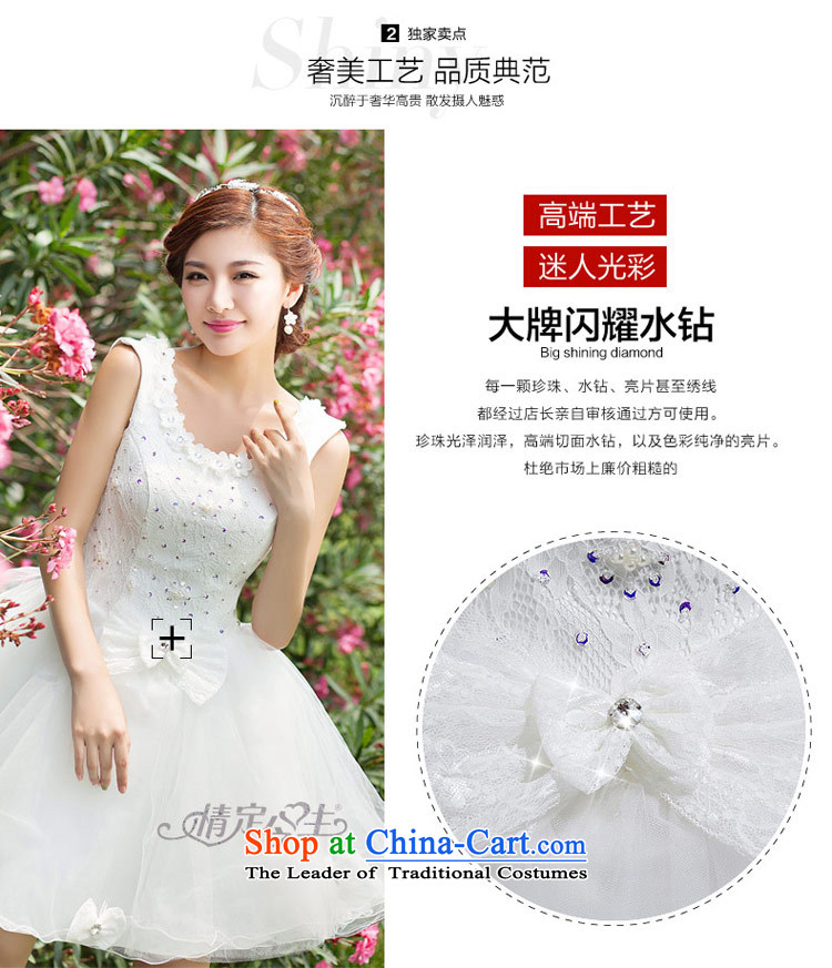 Love of the short life of wedding dresses 2015 new evening bridesmaid lace bride shoulders skirt the word shoulder white wedding dress female white S picture, prices, brand platters! The elections are supplied in the national character of distribution, so action, buy now enjoy more preferential! As soon as possible.