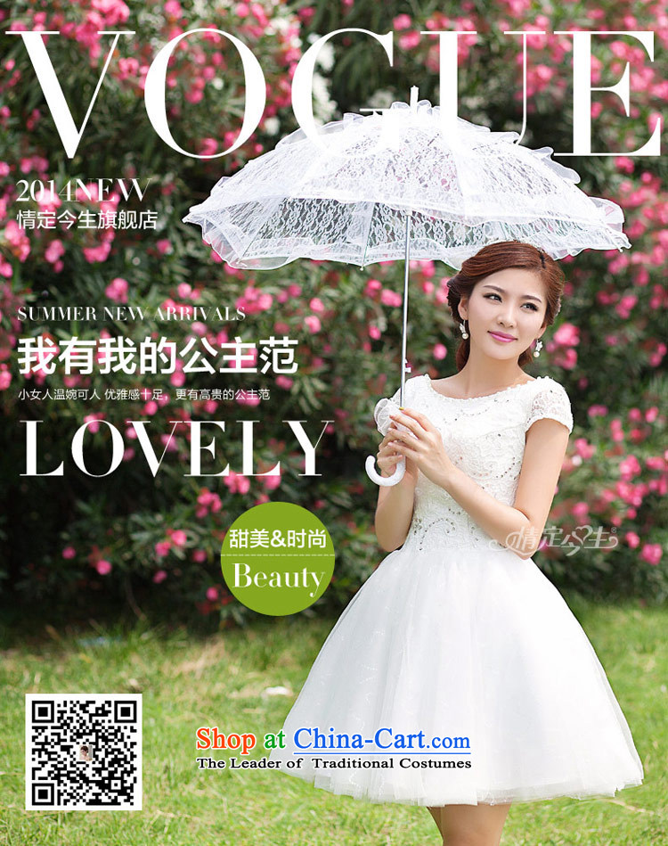 Love of the overcharged 2015 spring, summer, autumn and the new short word wedding dresses shoulder bride evening dresses bridesmaid services small white lace Foutune of white- XS picture, prices, brand platters! The elections are supplied in the national character of distribution, so action, buy now enjoy more preferential! As soon as possible.