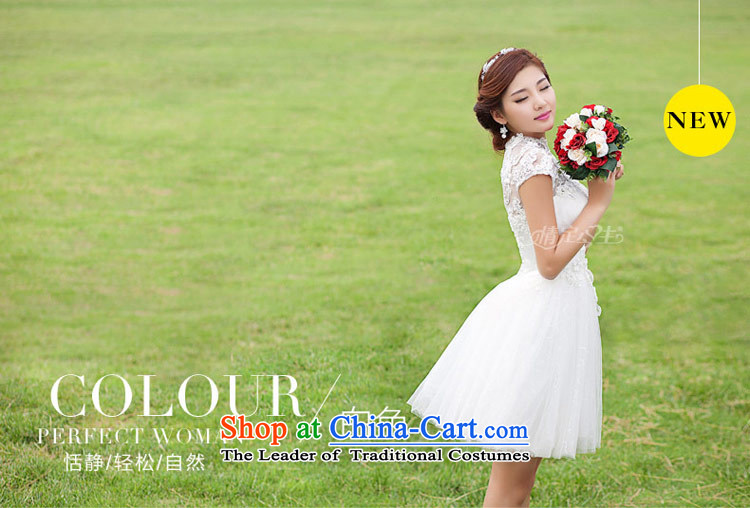 Love of the overcharged wedding dresses new 2015 Korean brides short of a field shoulder bridesmaid small skirt white lace Foutune of white-form to take pictures, price designed, brand platters! The elections are supplied in the national character of distribution, so action, buy now enjoy more preferential! As soon as possible.