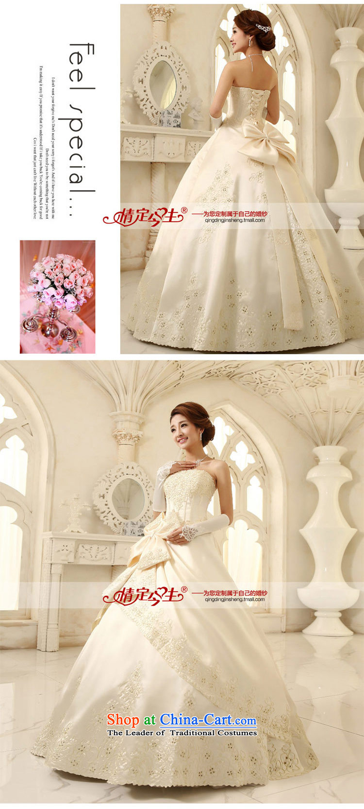 Love of the overcharged wedding dresses new 2015 Korean alignment with Chest Korean sweet summer, Bow Tie Foutune of type wedding dress champagne color pictures, prices, XXL brand platters! The elections are supplied in the national character of distribution, so action, buy now enjoy more preferential! As soon as possible.