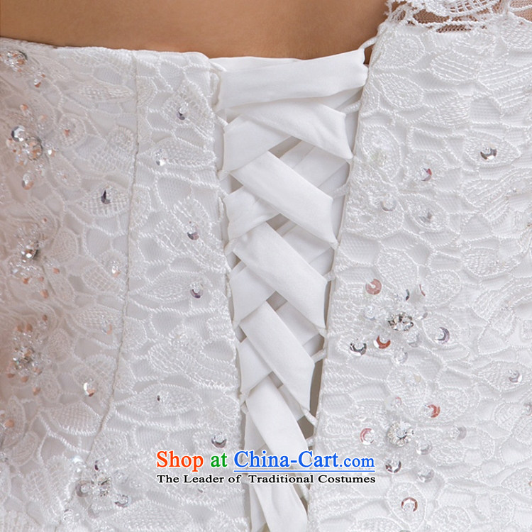 2014 new wedding dresses Korean to align the shoulder strap white wedding fashion retro bride wedding customers to do not returning the size to picture, prices, brand platters! The elections are supplied in the national character of distribution, so action, buy now enjoy more preferential! As soon as possible.