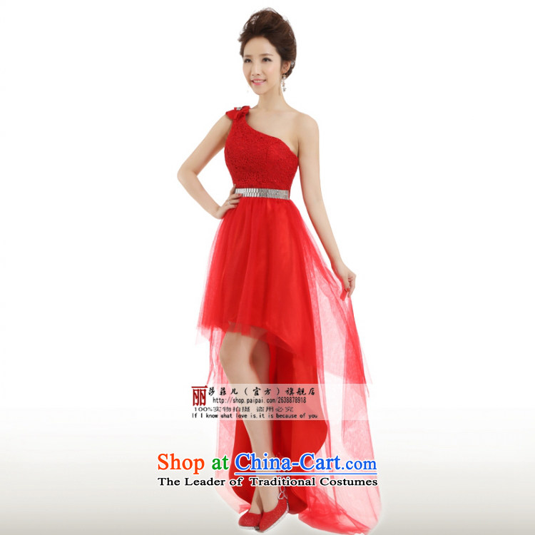 Love So Peng new bows services 2014 Front after short frockcoat marriages evening dresses long red XL package will return pictures, prices, brand platters! The elections are supplied in the national character of distribution, so action, buy now enjoy more preferential! As soon as possible.