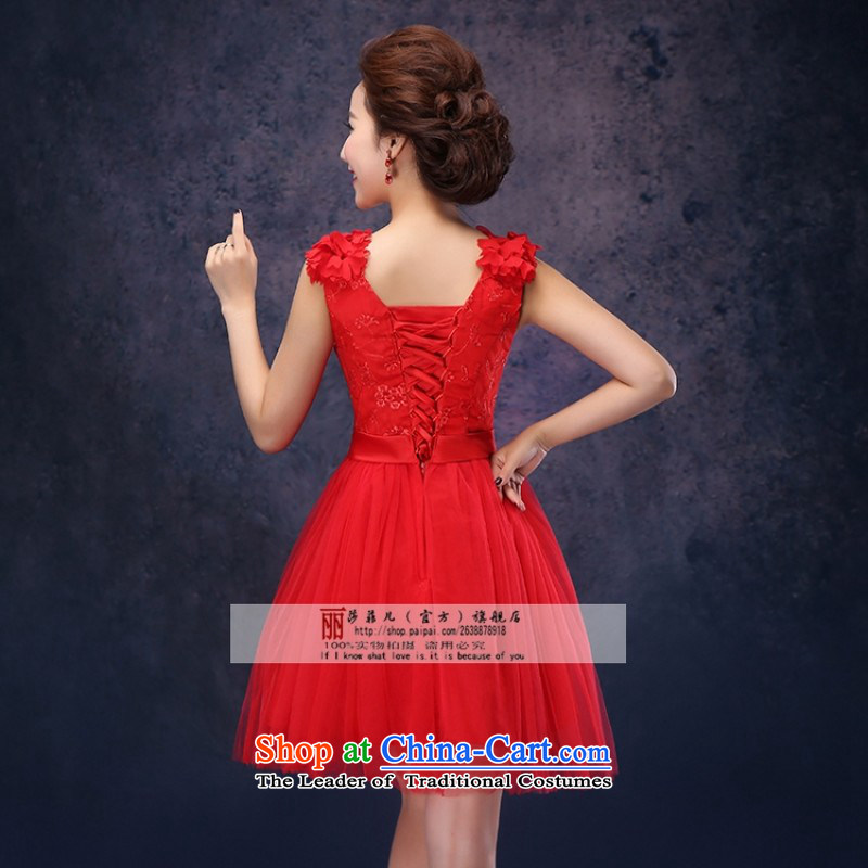 Love So Peng dress 2014 new bride short of red bows to dress marriage princess bridesmaid small dress champagne color do not need to be XXL returning, love so Peng (AIRANPENG) , , , shopping on the Internet