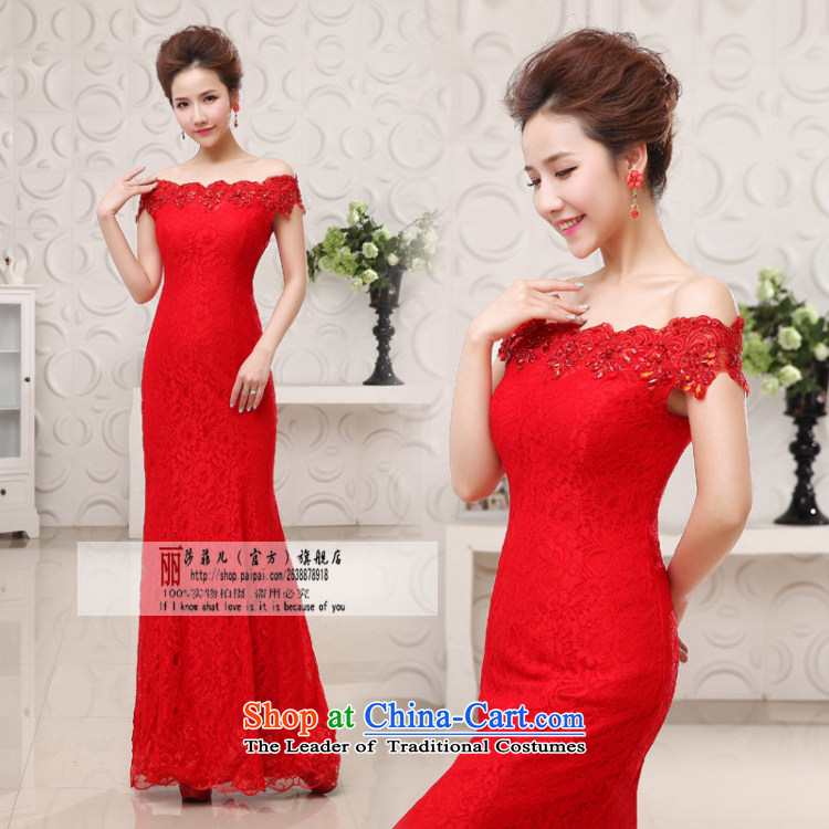 Love So Peng marriages bows to red long 2014 stylish crowsfoot lace a qipao gown field will need to shoulder a made no XXL returning picture, prices, brand platters! The elections are supplied in the national character of distribution, so action, buy now enjoy more preferential! As soon as possible.