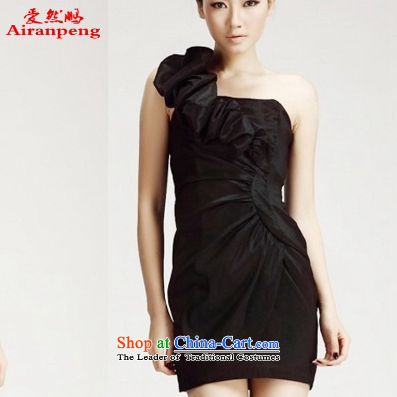 Love So Peng Chau spring of 2014 New Evening Dress Short of a Korean version of the shoulder felt that the small dress bows dress Dresses Need to make red XXXL not returning, love so AIRANPENG Peng () , , , shopping on the Internet