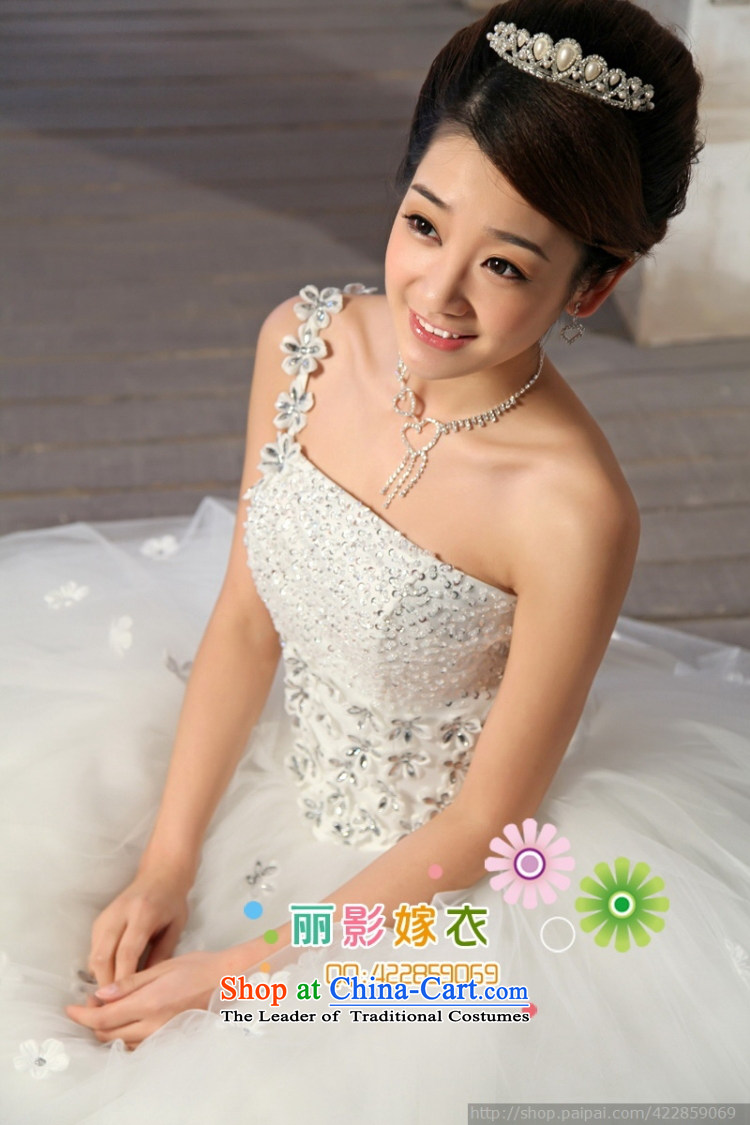 Love So Peng Korean style wedding dresses 2014 new shoulder wedding Beveled Shoulder sweet Korean Princess elegant wedding straps do not need to be XXL returning picture, prices, brand platters! The elections are supplied in the national character of distribution, so action, buy now enjoy more preferential! As soon as possible.