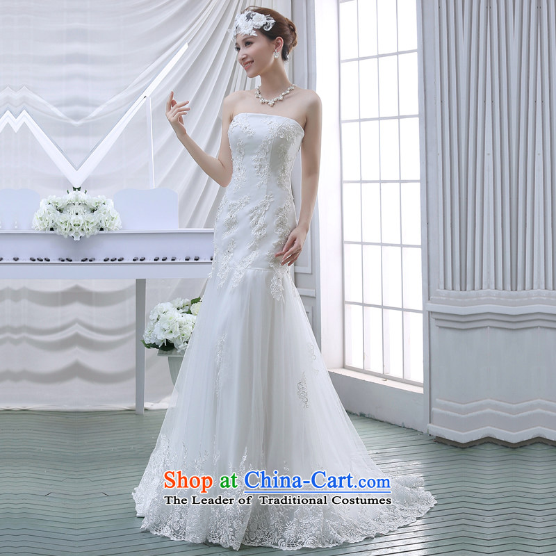 The 2014 summer wedding dresses, Korean anointed chest graphics skinny tail wedding lace straps princess wedding flower-ki (L, DUOQIMAN shopping on the Internet has been pressed.)