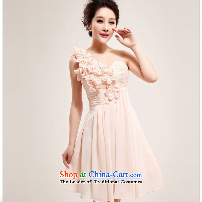 The Korean version of love so Peng shoulder pink bride wedding dresses with small wedding short of Princess bridesmaid services 2014 New 5177 may be raised when creating databases do not need to be XXL returning, love so Peng (AIRANPENG) , , , shopping on