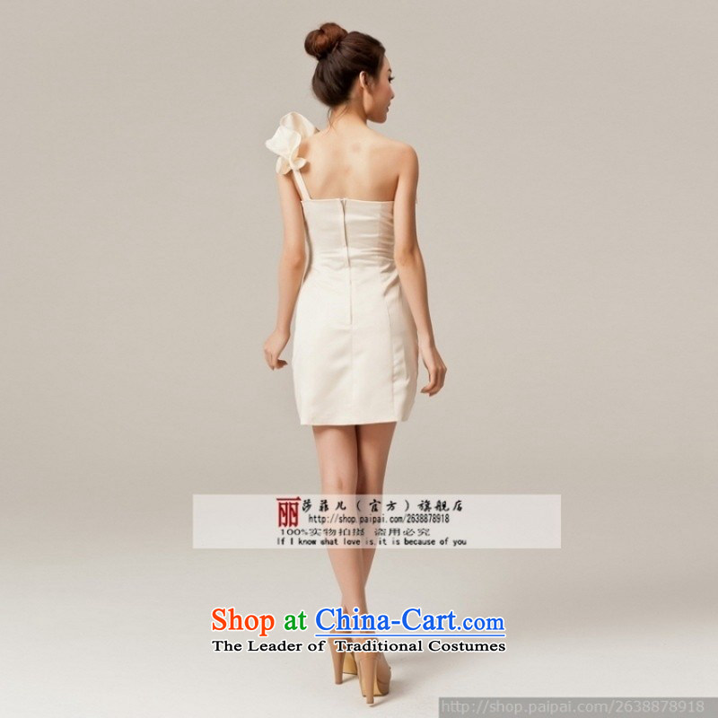 Bridesmaid Dress Short of small dress marriages bows services evening dresses Beveled Shoulder bridesmaid services customer to do not returning the size to love, so Peng (AIRANPENG) , , , shopping on the Internet
