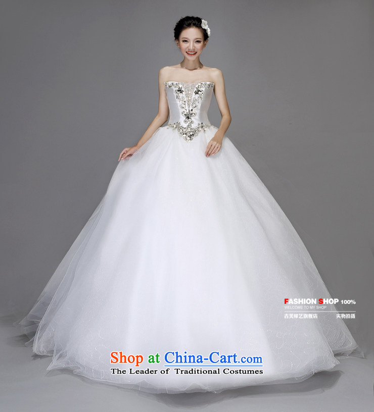Wedding dress Kyrgyz-american married new anointed arts 2015 Chest Korean skirt to align bon bon AS250 bride wedding pictures, price White XXL platters, brand! The elections are supplied in the national character of distribution, so action, buy now enjoy more preferential! As soon as possible.
